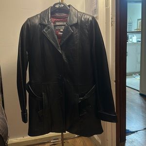 WILSON Leather jacket. Thinsulate. Double lined.